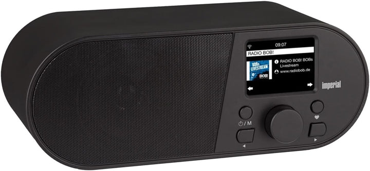 Imperial i105 Internetradio (WLAN, Mediaplayer, USB, DLNA, Farbdisplay, Wecker, Appsteuerung) schwar