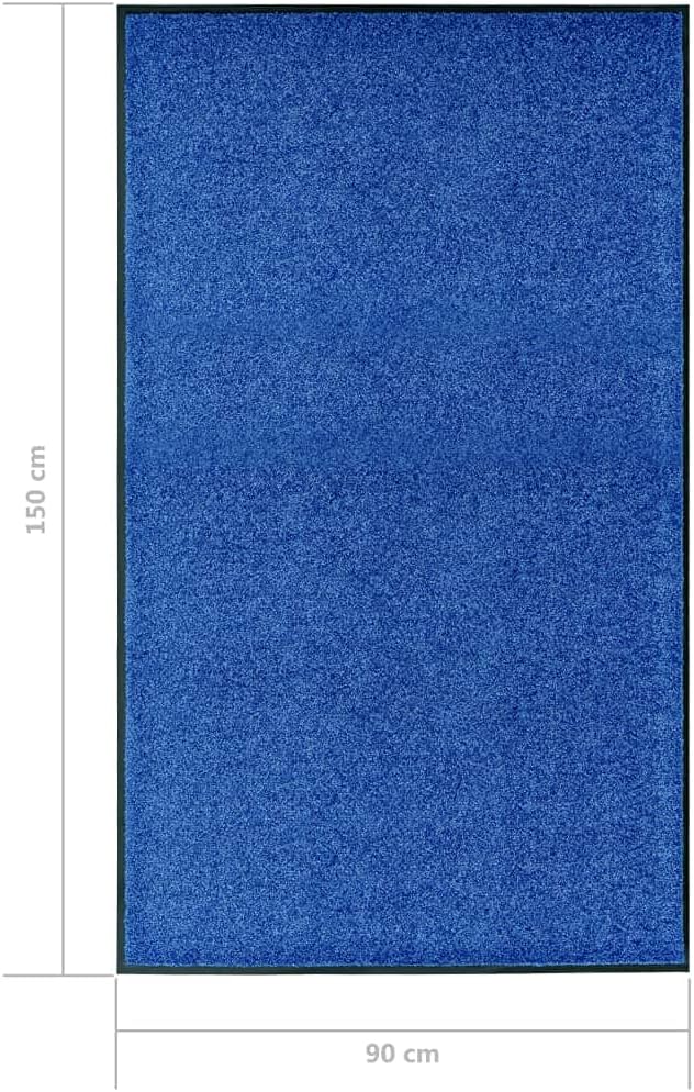 vidaXL Fussmatte Waschbar Schmutzfangmatte Türmatte Fussabtreter Schmutzmatte Schmutzfangläufer Saub