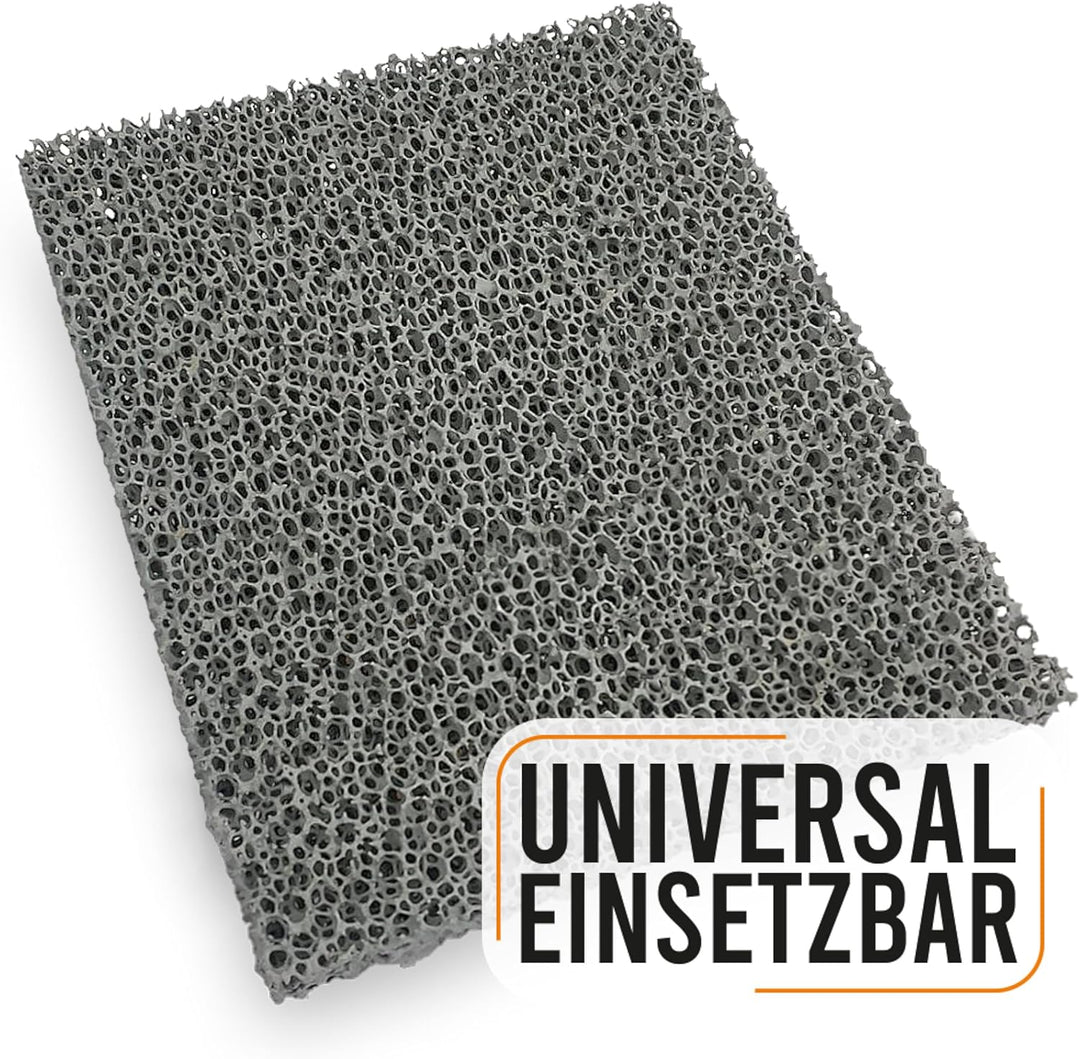 Feuerfest 123 - Feinstaubfilter Kaminofen 230x220x25 mm, Feinstaub Russfilter zum nachrüsten Kamine