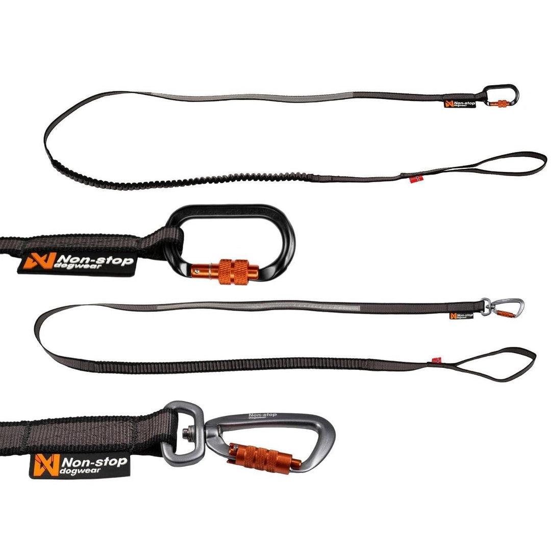 NON-stop dogwear Bungee Leash 3,8m/23mm | 1540 extra Lange Leine