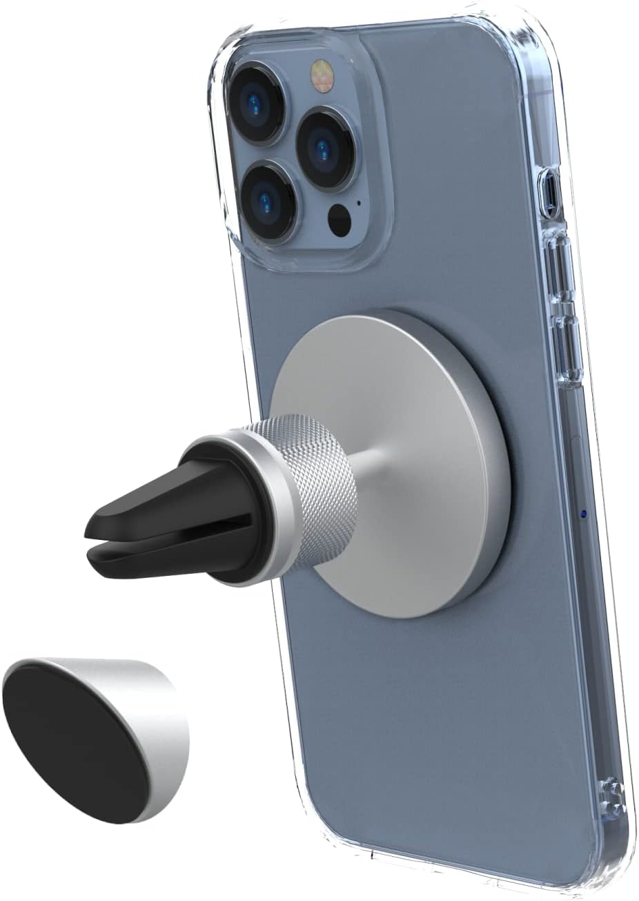 Just Mobile AluDisc Go I Multi-Winkel Handy Autohalterung I Magnetischer Smartphone Halter kompatibe