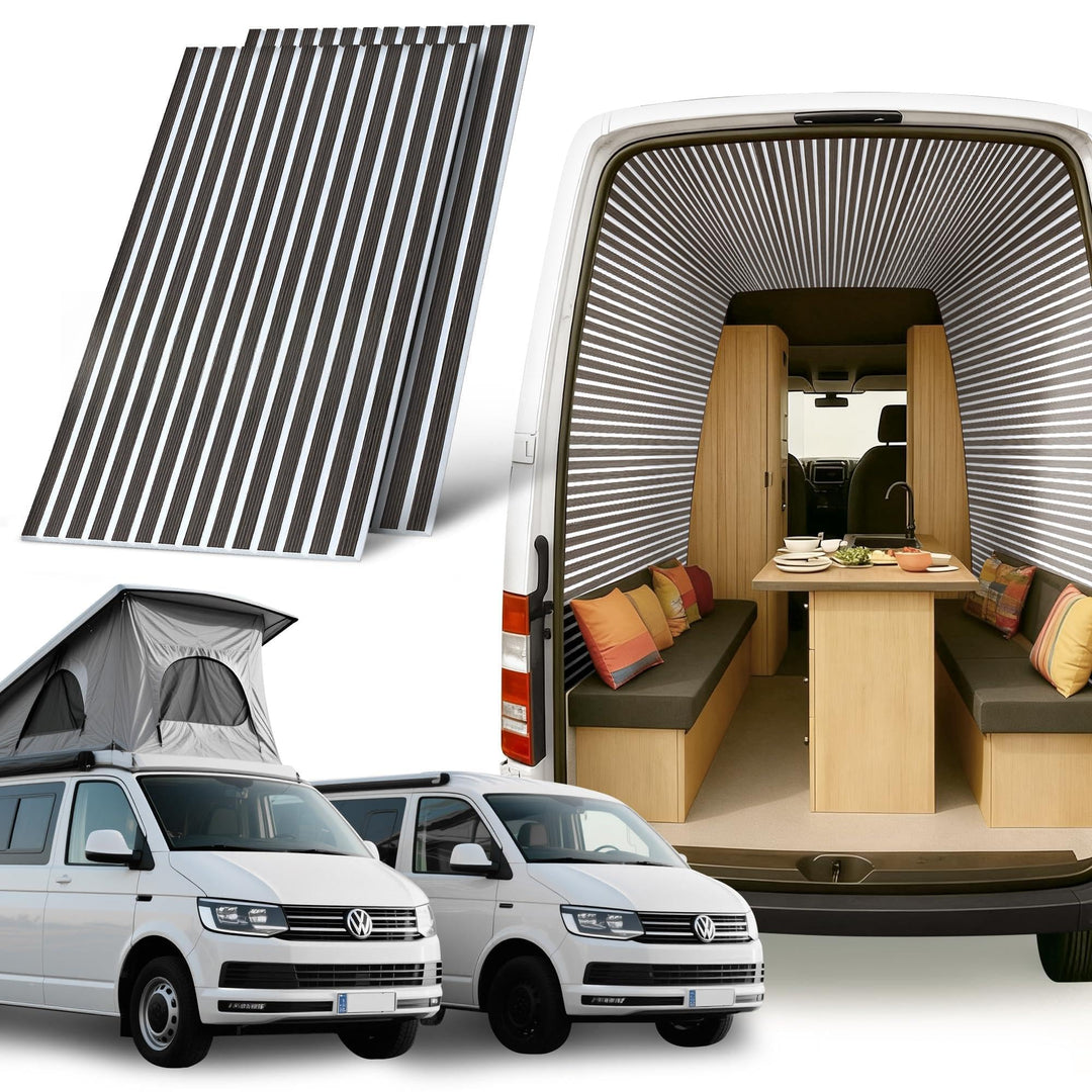 Leichte Paneele für Camper Ausbau, Wohnmobil & Van | Filz Verkleidung 4er-Set | 2,42 m² Gesamtfläche