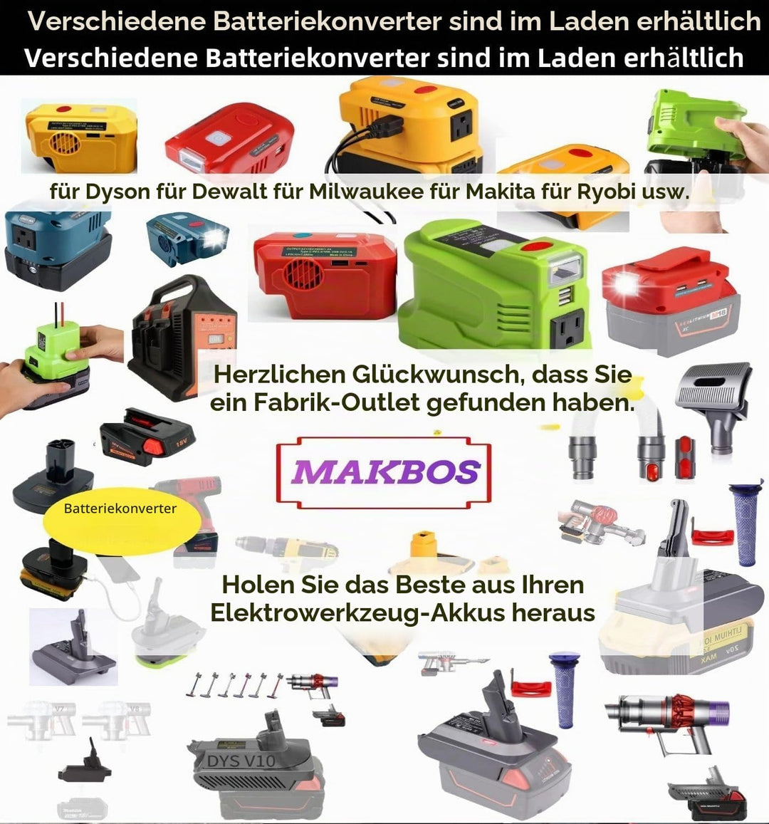 Wireless für Bosch 18V GBA Akku USB Ladegerät Adapter,Kabelloses Handy Ladegerät,Typ-C Telefon Schne