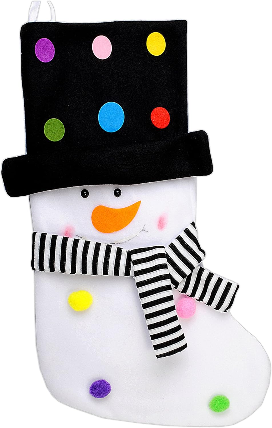 5 Stück XL - Weihnachtssocken & Filzstrümpfe - 3-D Effekt - Weihnachten - 50 cm - Nikolausstiefel -