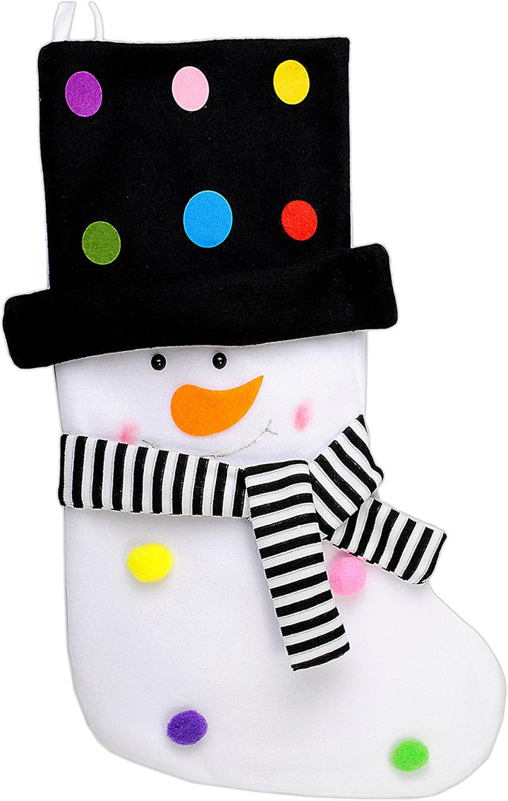 5 Stück XL - Weihnachtssocken & Filzstrümpfe - 3-D Effekt - Weihnachten - 50 cm - Nikolausstiefel -