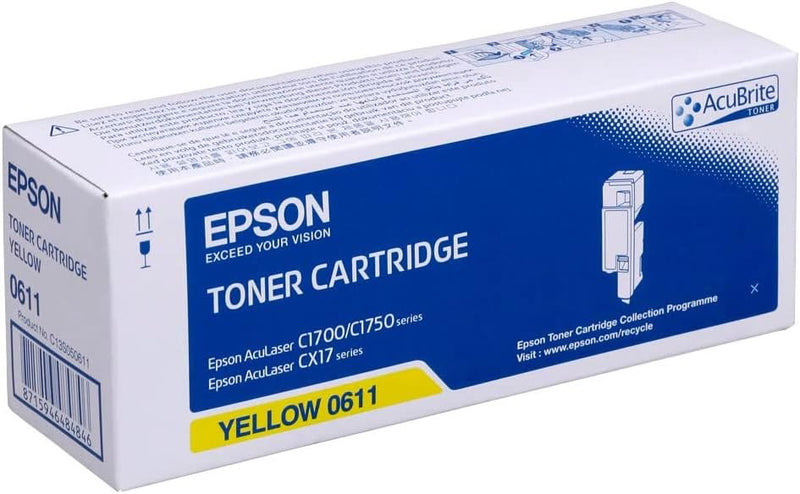 Epson C13S050611 AL-C1700 Tonerkartusche gelb hohe Kapazität 1.4k, Gelb