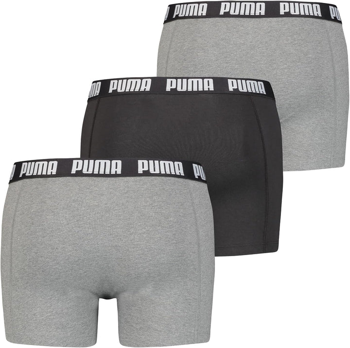 PUMA Herren Boxershorts (3er Pack) M Grey Combo, M Grey Combo