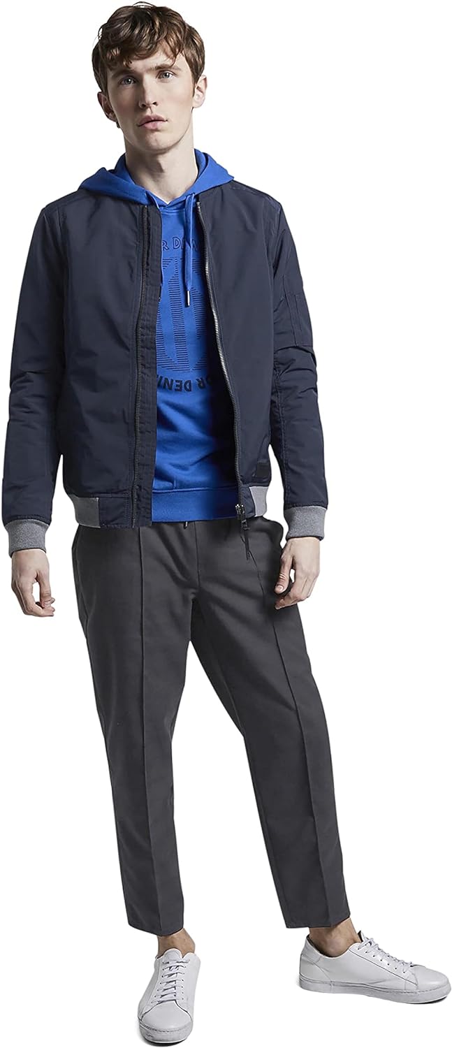 TOM TAILOR Denim Strick & Sweatshirts Hoodie mit Print Bright King Blue, L