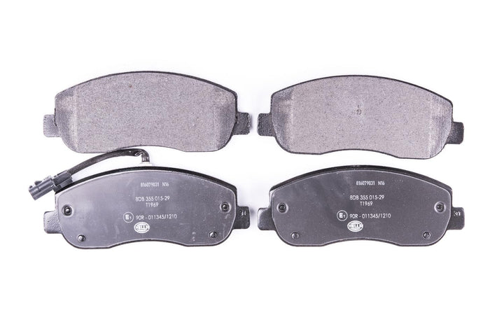 HELLA PAGID 8DB 355 015-291 Bremsbelagsatz - T1969 - Dicke/Stärke: 18.4mm - Bremssystem: Brembo - mi