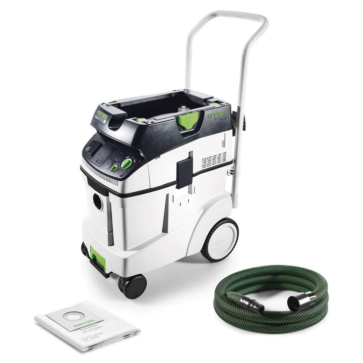Festool Absaugmobil CTL 48 E CLEANTEC (mit Hauptfilter, SELFCLEAN Filtersack, Saugschlauch glatt Ø 2