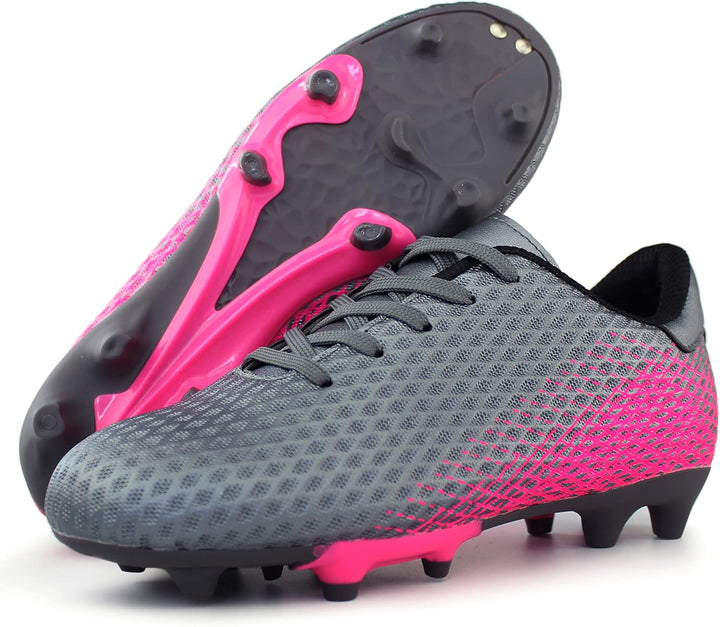Hawkwell Unisex Kinder Fussballschuhe Trainingsschuhe, für Jungen und Mädchen, 31 EU Grau