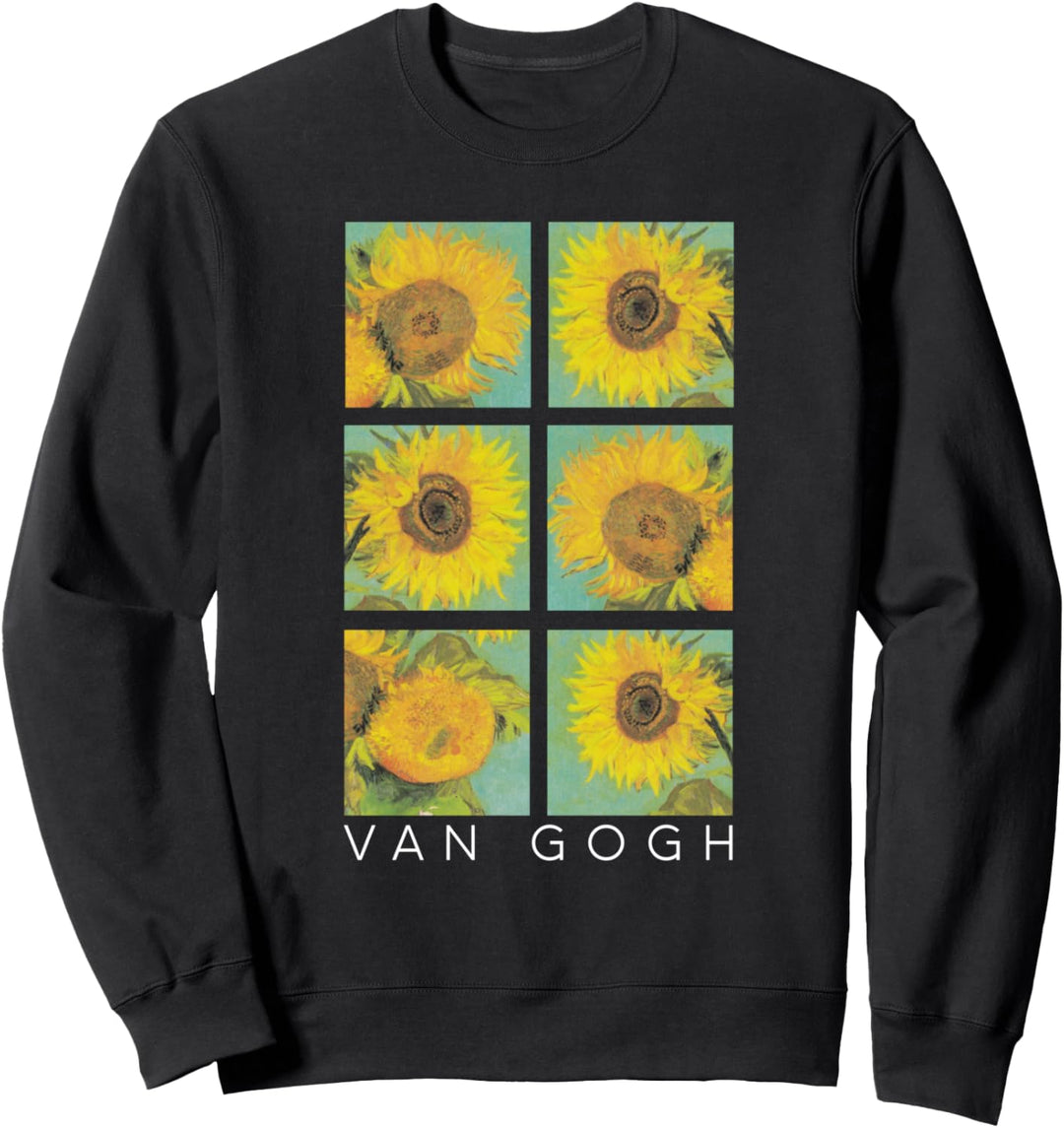 Van Gogh Sonnenblumen-Gemälde Collage Vincent Van Gogh Sweatshirt