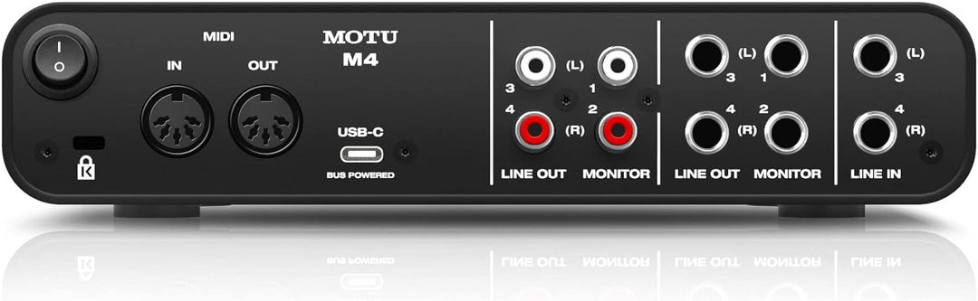 MOTU M4 USB-Audio-Schnittstelle Single, Single