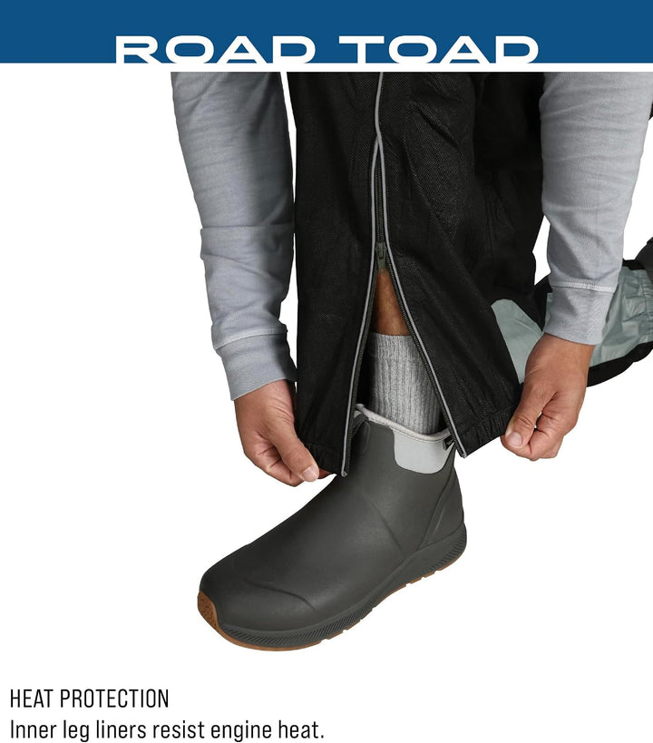 frogg toggs Herren Hose Road Toad Regenhose, Reflektierend, Wasserdicht 3XL Schwarz, 3XL Schwarz