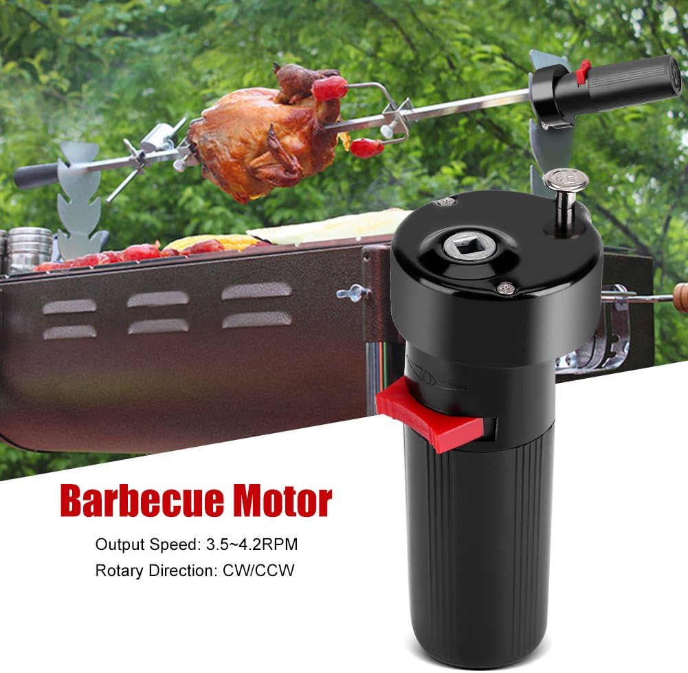 Demeras Grillmotor Premium Metall ABS Grill Motor Batterie Motor K¨¹Che f¨¹r Haushalt