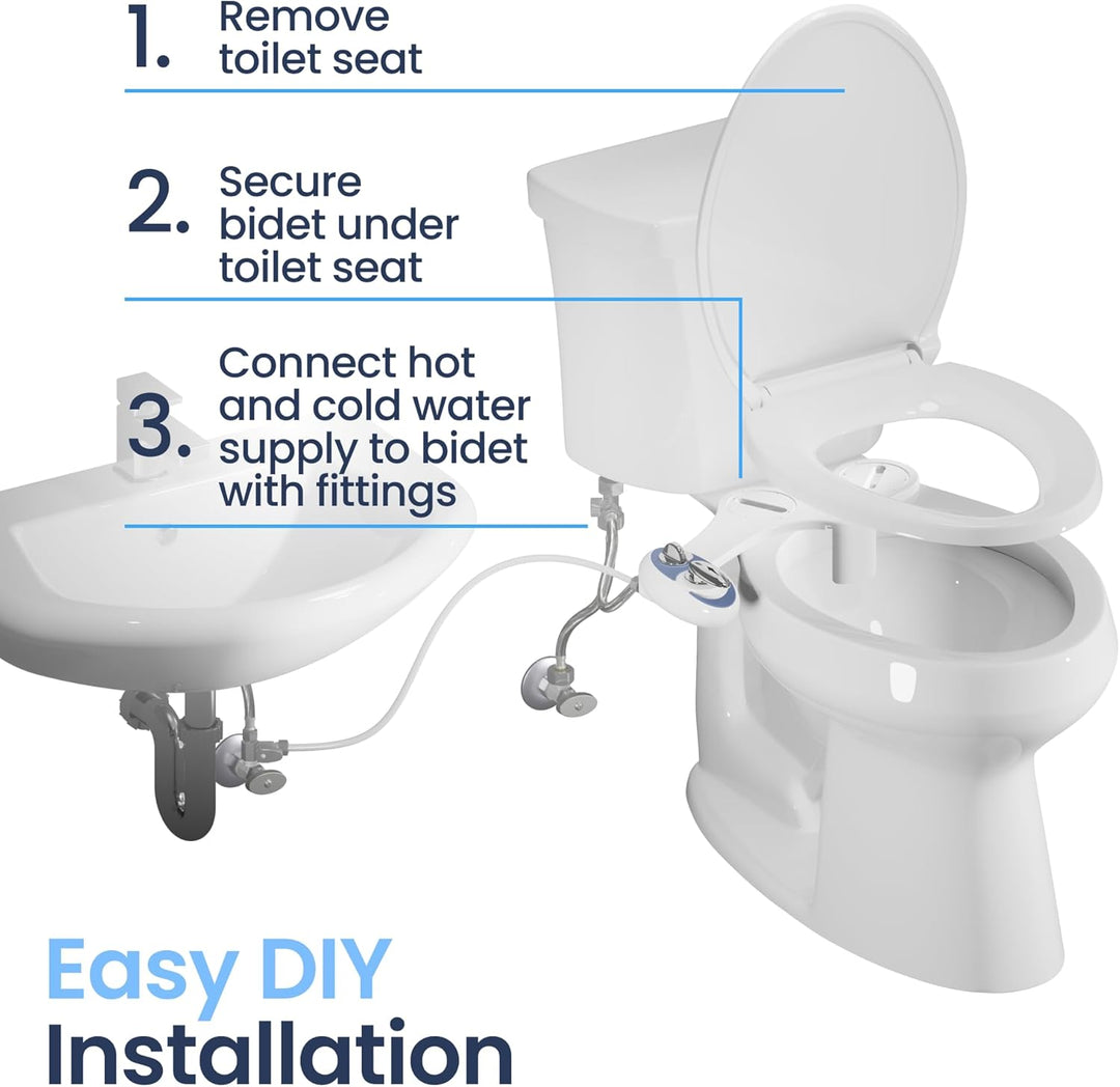 Luxe Bidet BidetNeo320rg Bidet-Aufsatz, Rose Gold, Rose Gold
