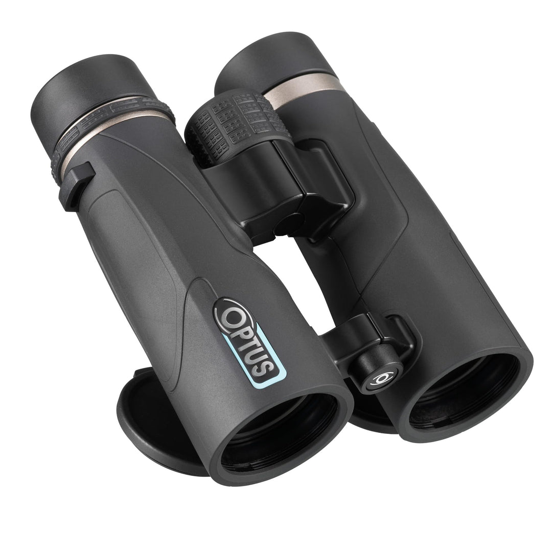 Optus 10x42 Dachkant-Fernglas, kompaktes Allround-Fernglas, 91m Sehfeld, Mehrschichtvergütung, Twist