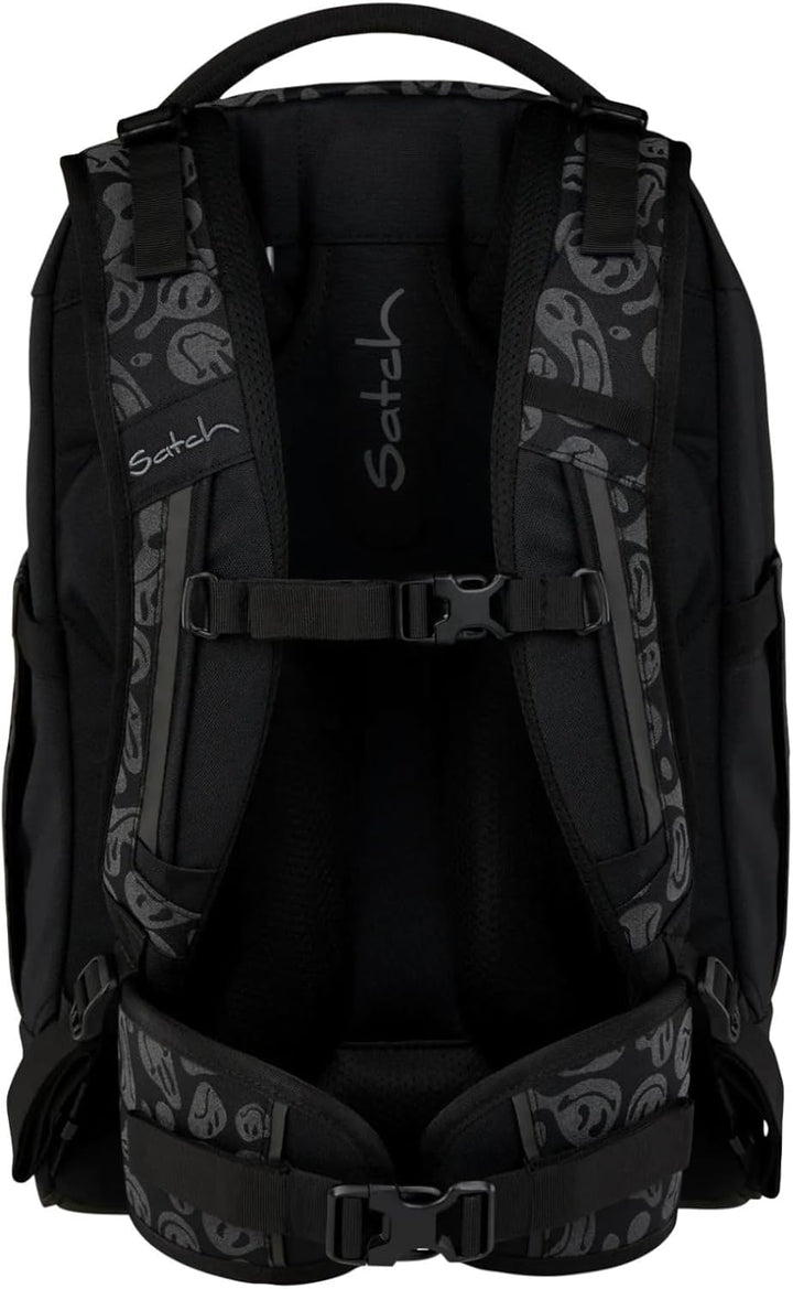 Satch Pack Set Set 4 teilig ab 5. Klasse ergonomisch 30L Stauraum mit Schlamperbox Trinkflasche Spor