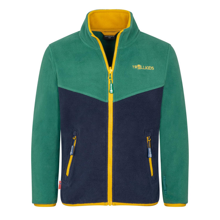 Trollkids Kids Oppdal Jacket XT 128 Jungle Green, 128 Jungle Green