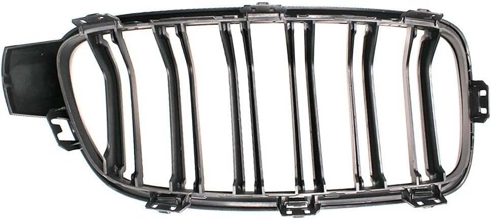 HZTWFC Sportgrill Grills Nierengitter Dual Slat Mattschwarzer Frontstossstangengrill für BMW 3er F30