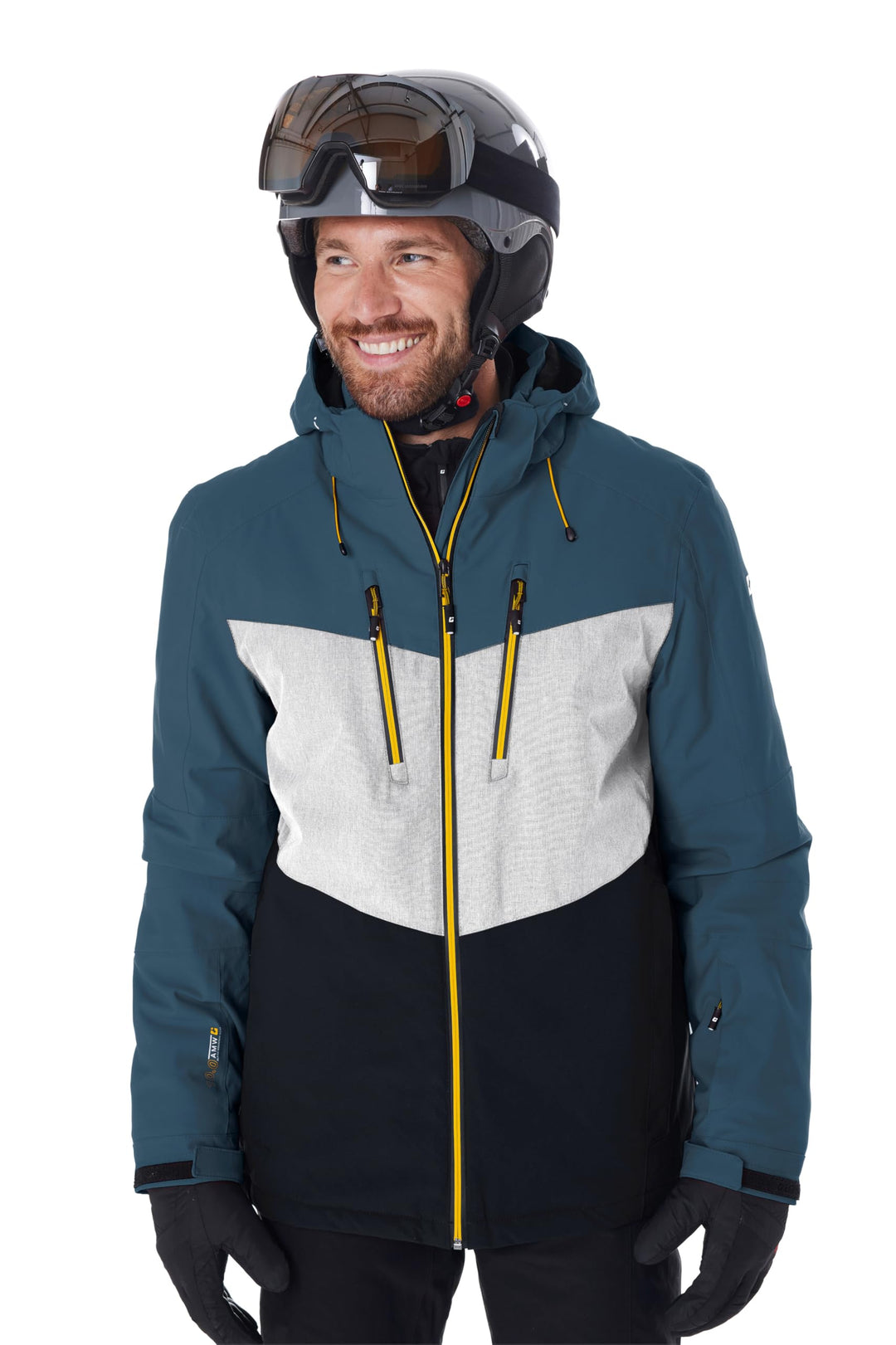 Killtec Herren Ksw 45 Mn Ski Jckt Skijacke/Funktionsjacke mit abzippbarer Kapuze und Schneefang 3XL
