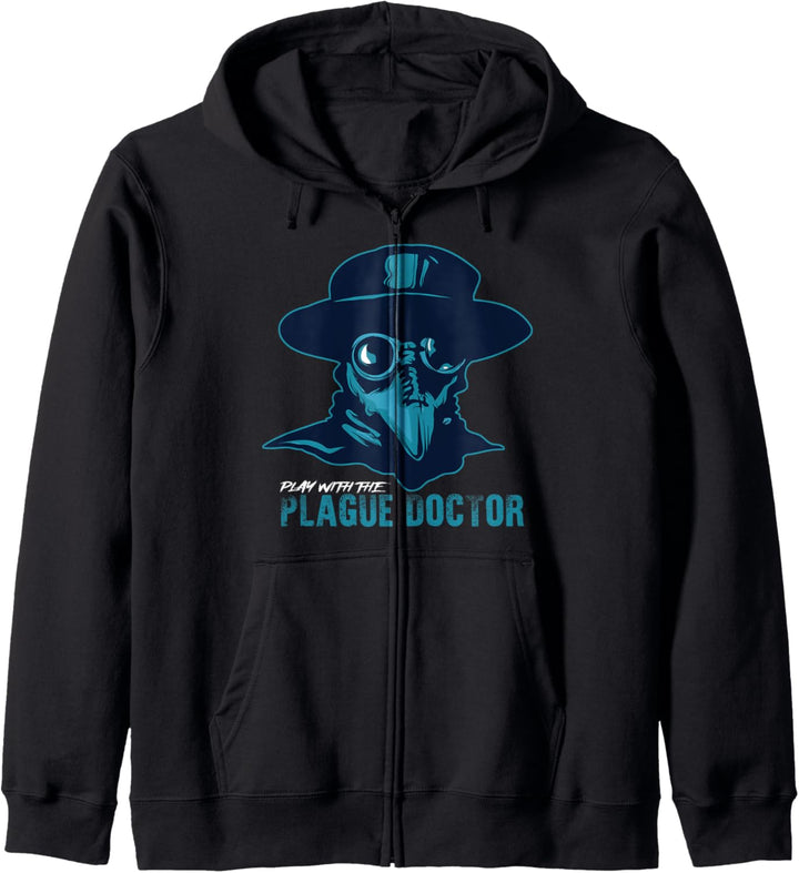 Spielen Sie mit dem Pest Doctor Geschenk Goth Kapuzenjacke
