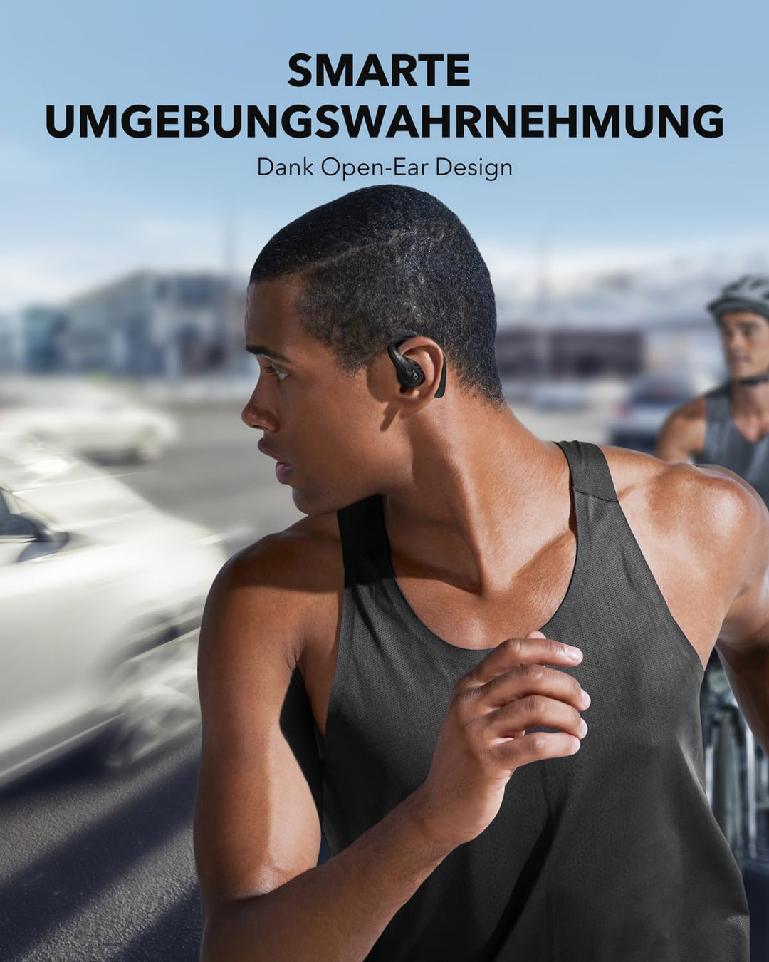 soundcore by Anker AeroFit Pro Open-Ear Headphones, Ultra Light, Ergonomic Design, Intense Sound LDA