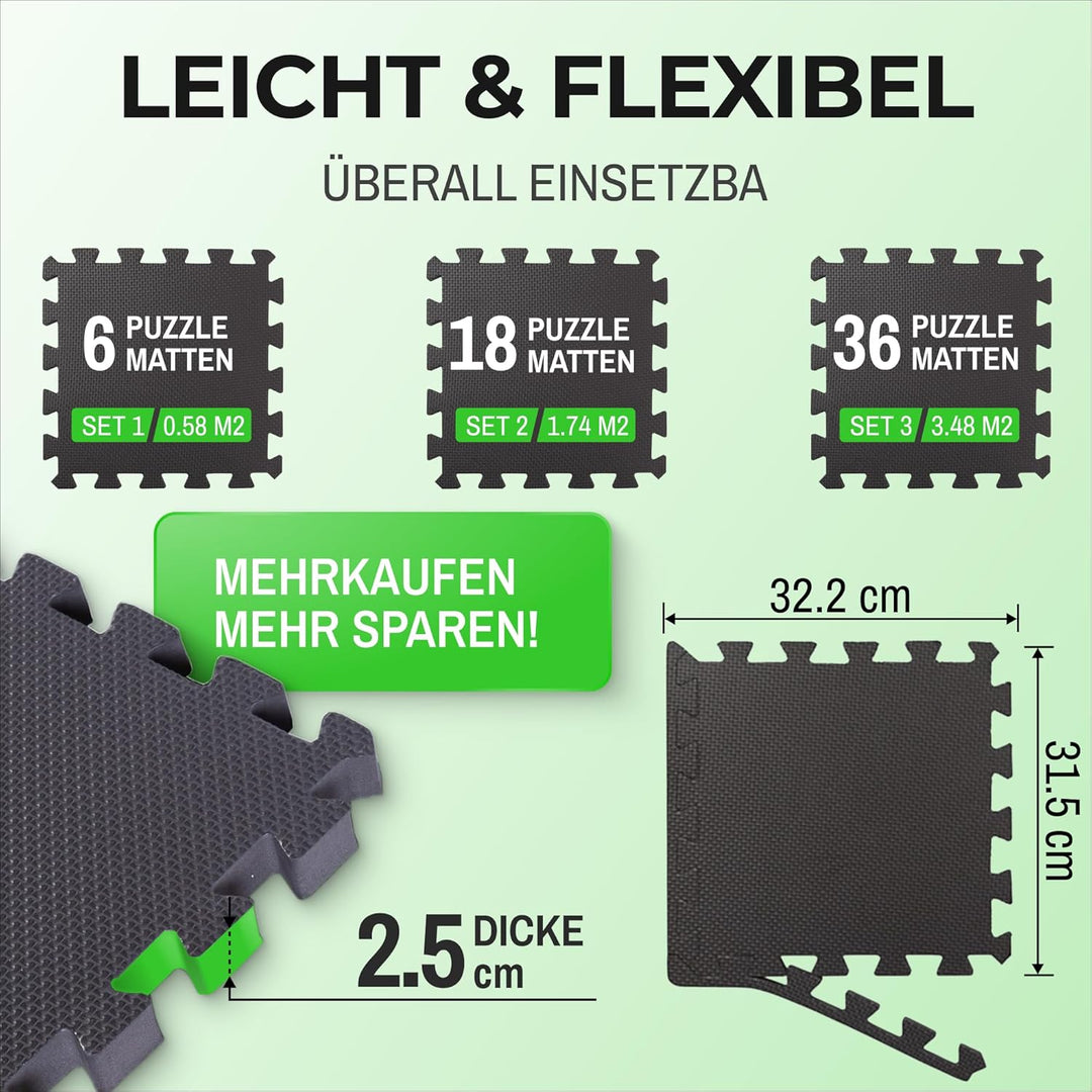 BodenMax Bodenschutzmatte Sportmatte Puzzlematte Fitnessmatte rutschfest Bodenschutz Pool Unterlegma