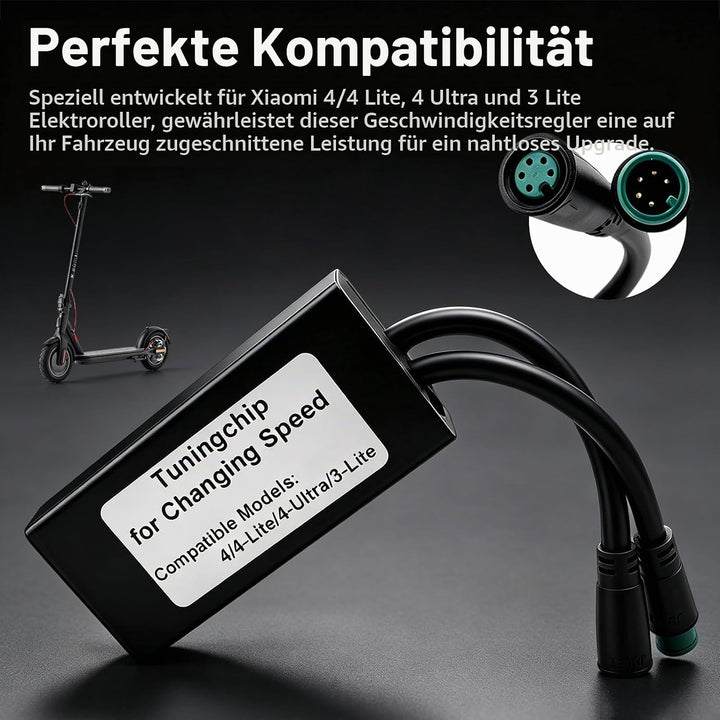 Geschwindigkeitsregler Tuning Chip Unlock Cable Kompatibel mit Xiaomi 4/4 Lite E Scooter, Upgrade Tr