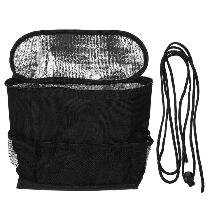 SHINEOFI 2 Stück Auto Kühltasche Kühltasche aus Oxford Stoff Schwarz Auslaufsicher mit Abnehmbarem S