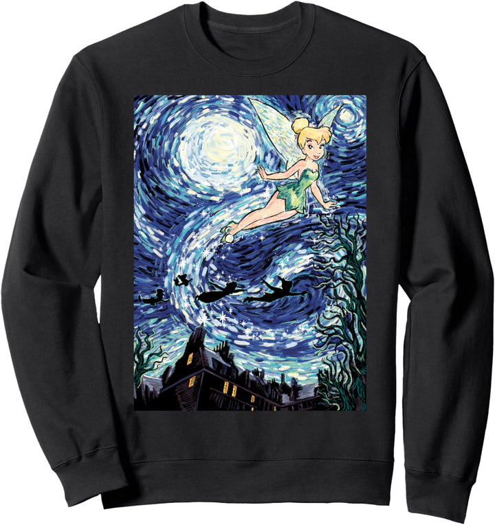 Disney Peter Pan Tinker Bell Starry Night Portrait Sweatshirt