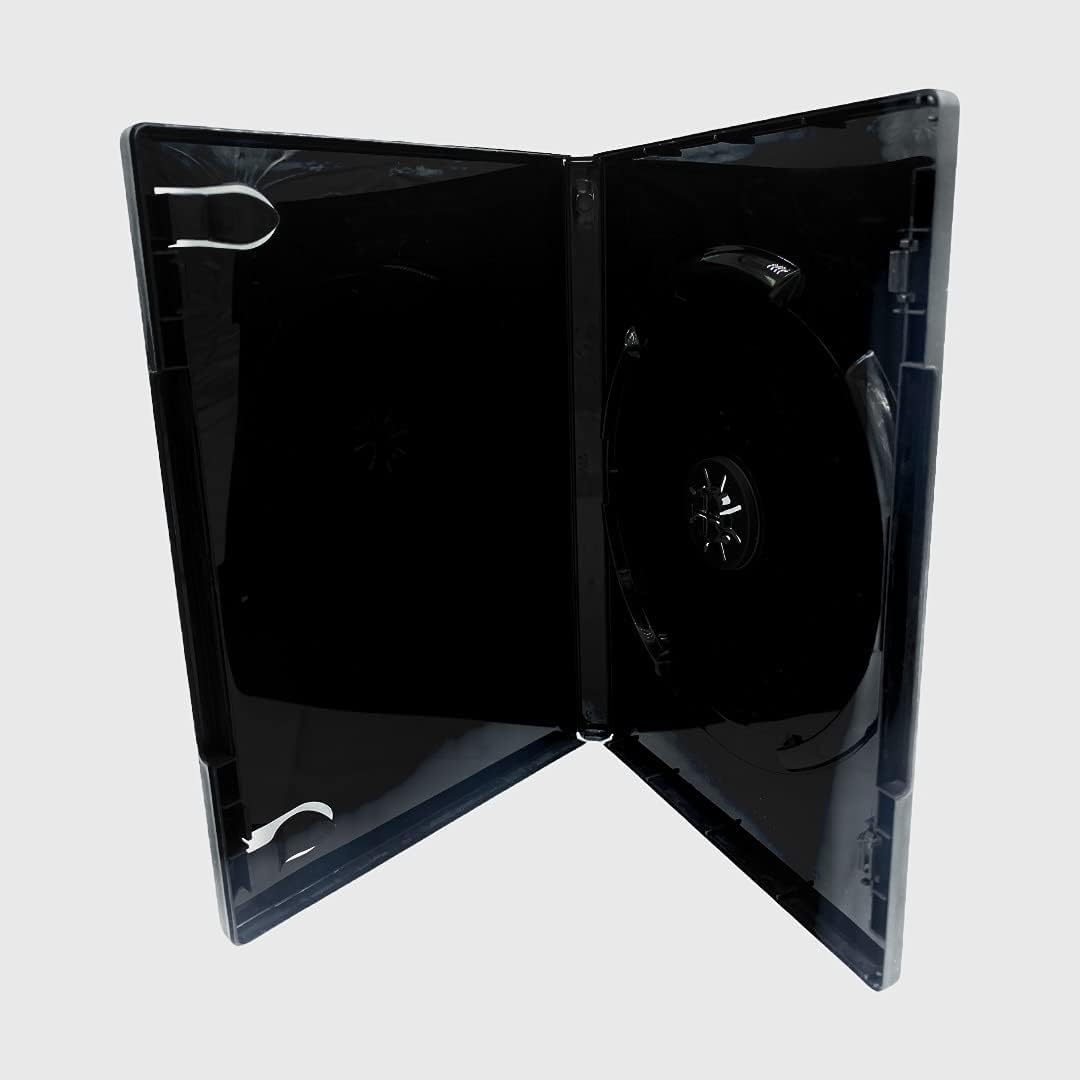 Amaray 50 Stück DVD-Hüllen schwarz