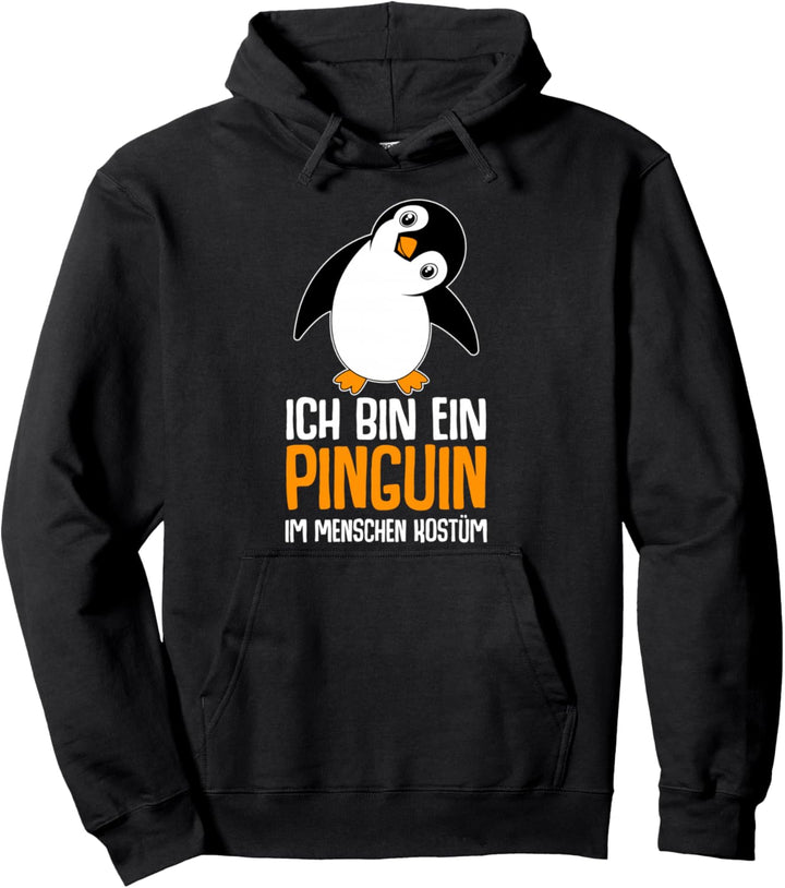 Pinguin Köstüm Penguin Kinder Mädchen Jungen Damen Pullover Hoodie