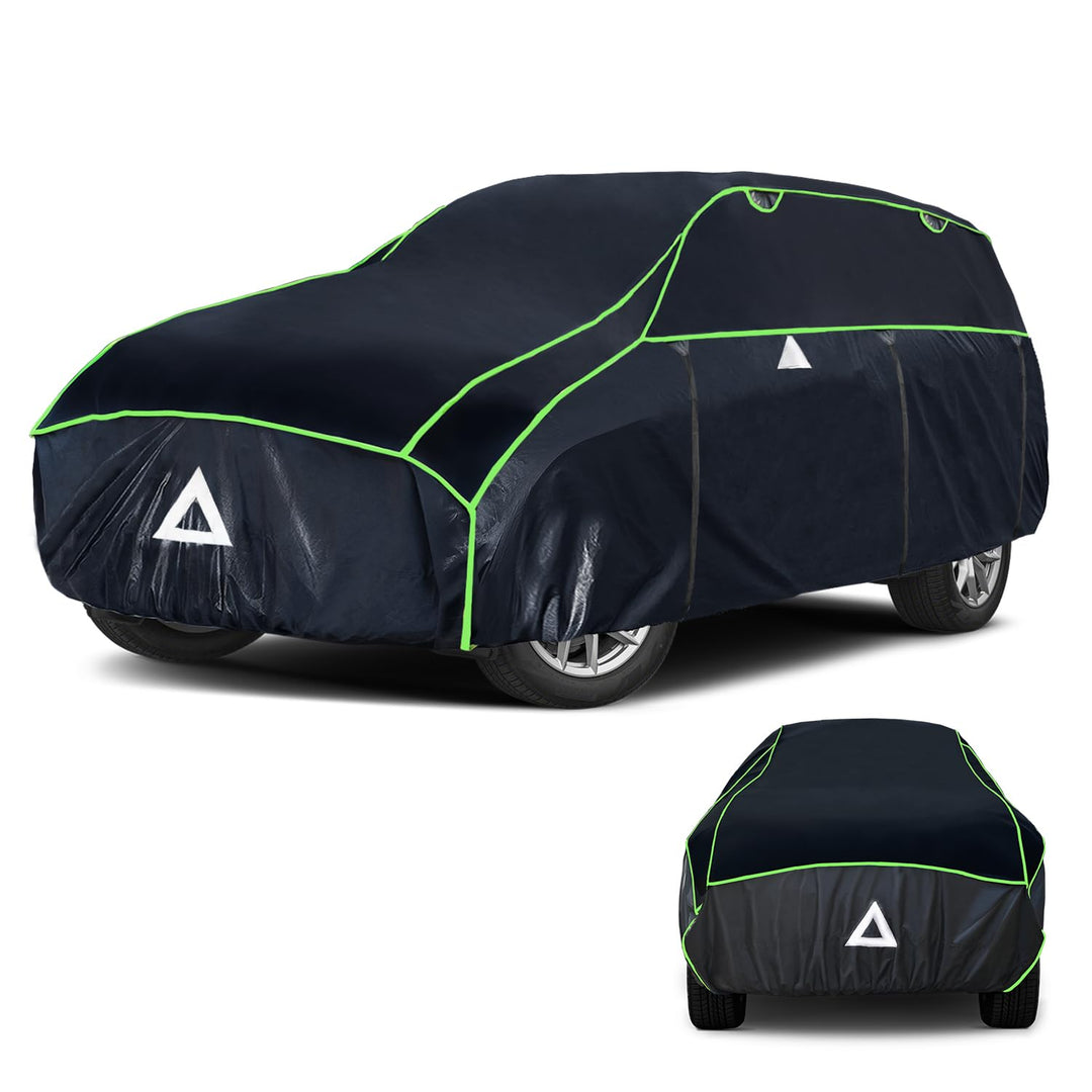 Hagelschutz Abdeckplane Auto, PKW Hagelschutzgarage, +Autosonnenblende als Geschenk, Mehrlagig verst