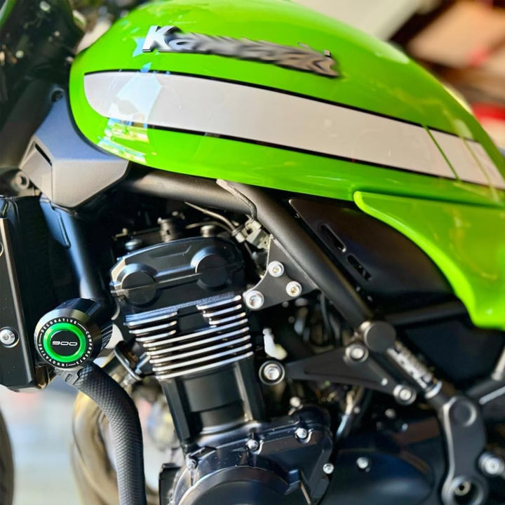 Modeer Kompatibel mit Kawasaki Z900 Z900SE 2017-2023 Motorradrahmen Antikollisions-Fallschutz Slider