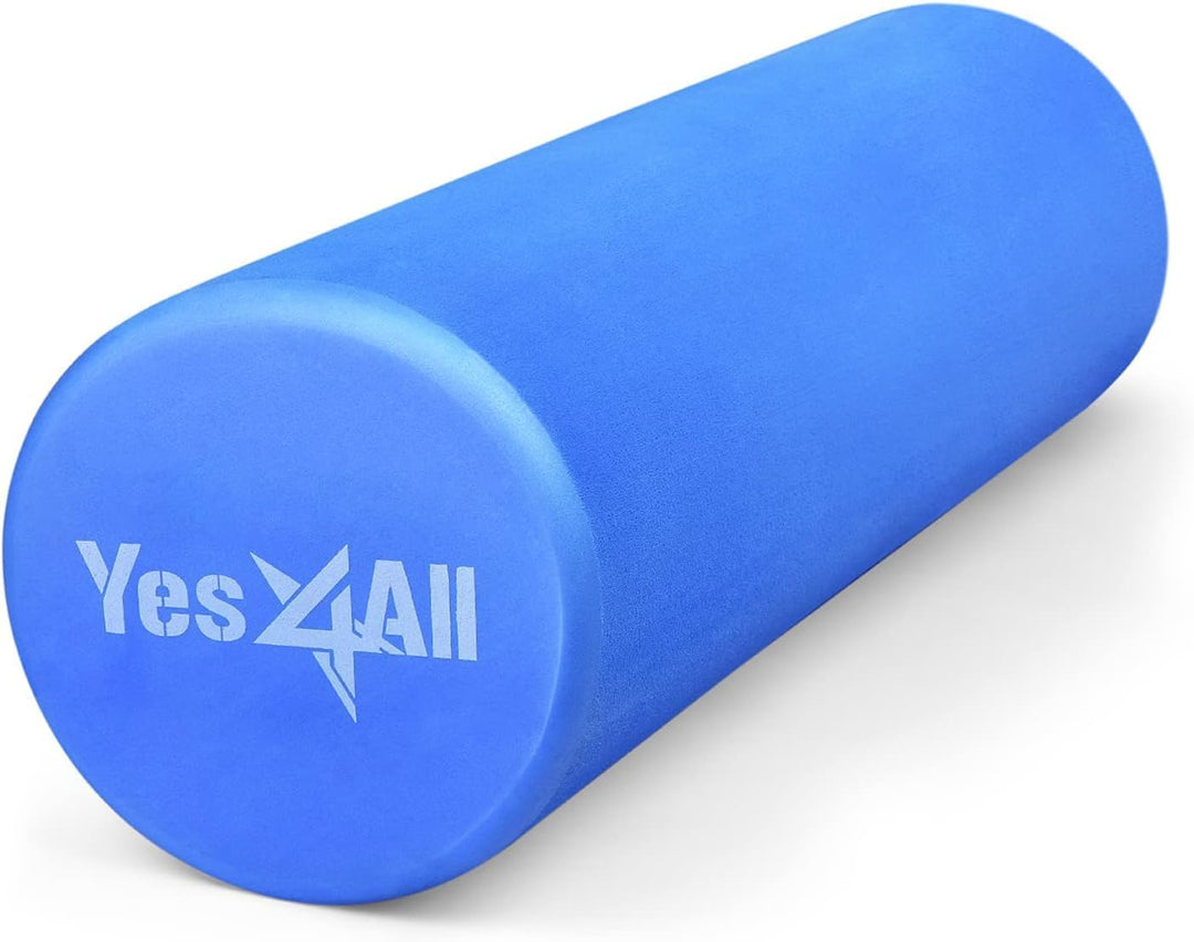 Yes4All Faszienrolle für Rücken, Wirbelsäule, Beine, Arme 30/45/60/90 cm - Mittel-Harte Foam Roller,