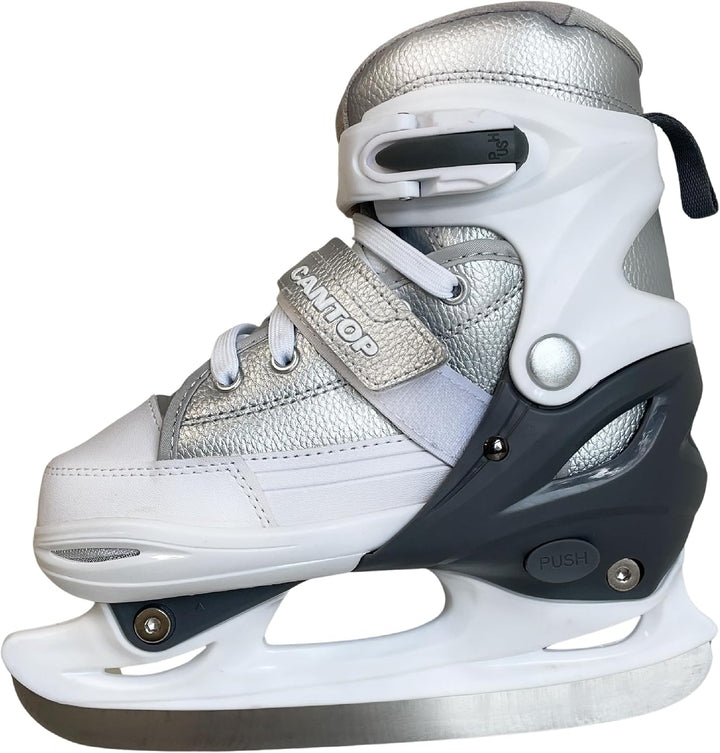 EXPLORER Cantop Schlittschuhe Kinder verstellbar Grössen 30-41 für Jungen, Mädchen und Damen und Her