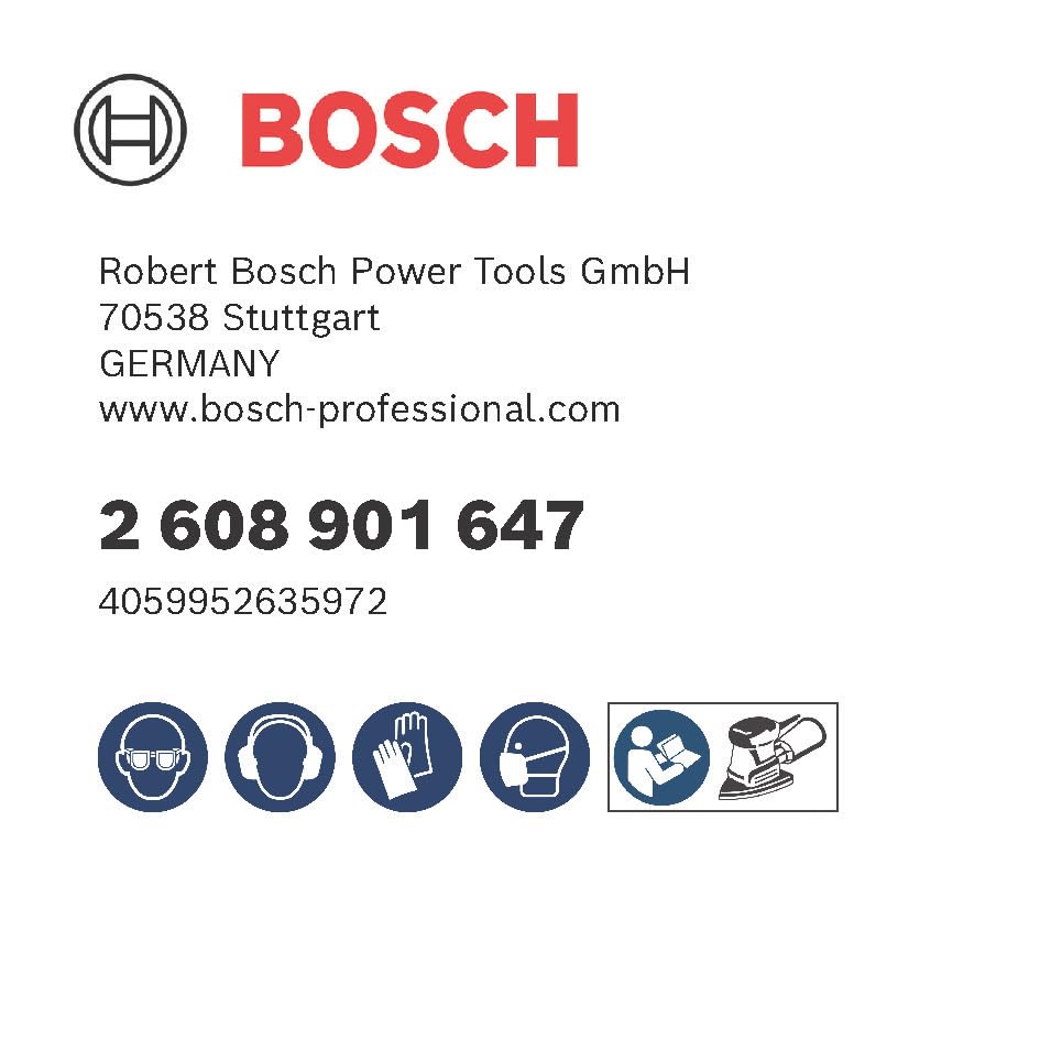 Bosch 50x EXPERT C470 Schleifpapier mit 11 Löchern (für Farbe auf Holz, Hartholz, Ø 102x62 mm, Körnu