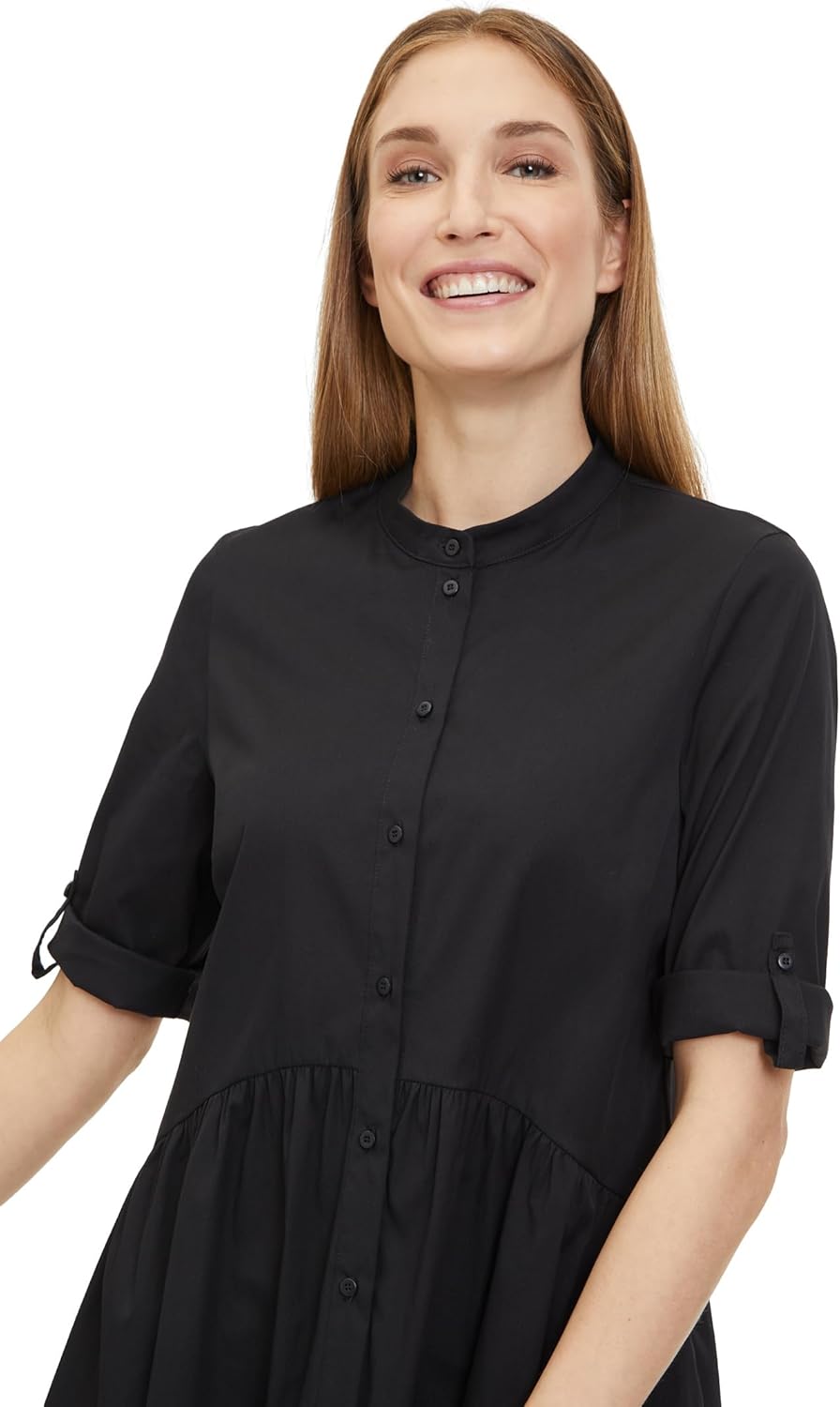 Damen Kleid 36 Schwarz, 36 Schwarz