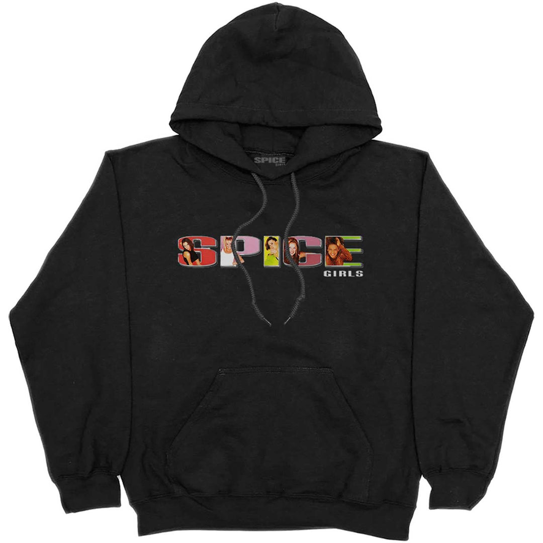 The Spice Girls Kapuzenpullover Spice Band Logo Nue offiziell Herren Schwarz M Schwarz, M Schwarz