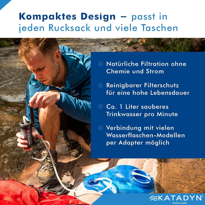 Katadyn Hiker Pro Wasseraufbereiter, transparent 0 One Size