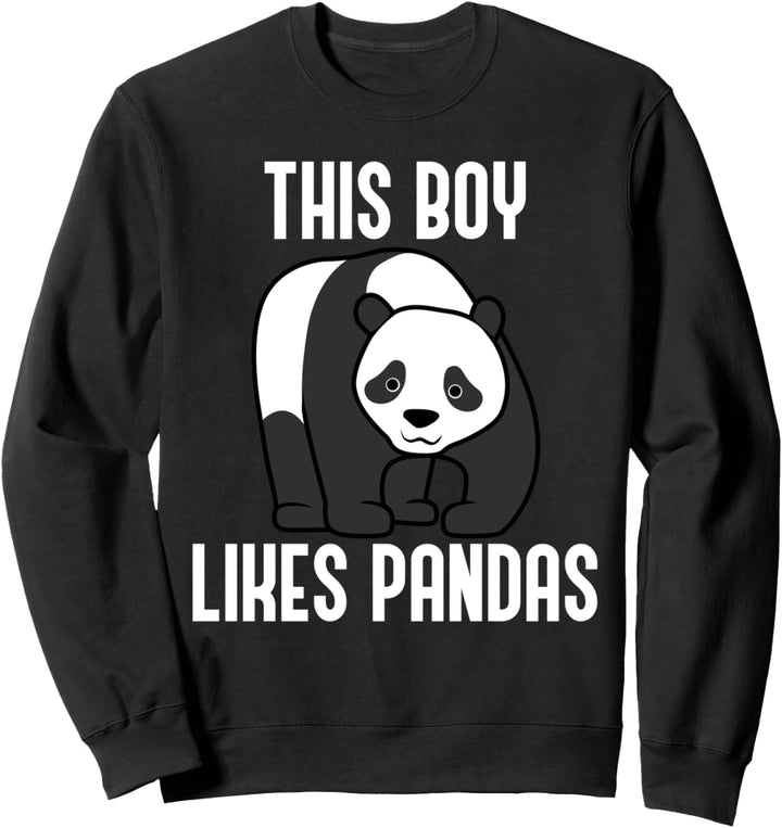 Junge mag Pandabären Australien Wildnis Natur Sweatshirt