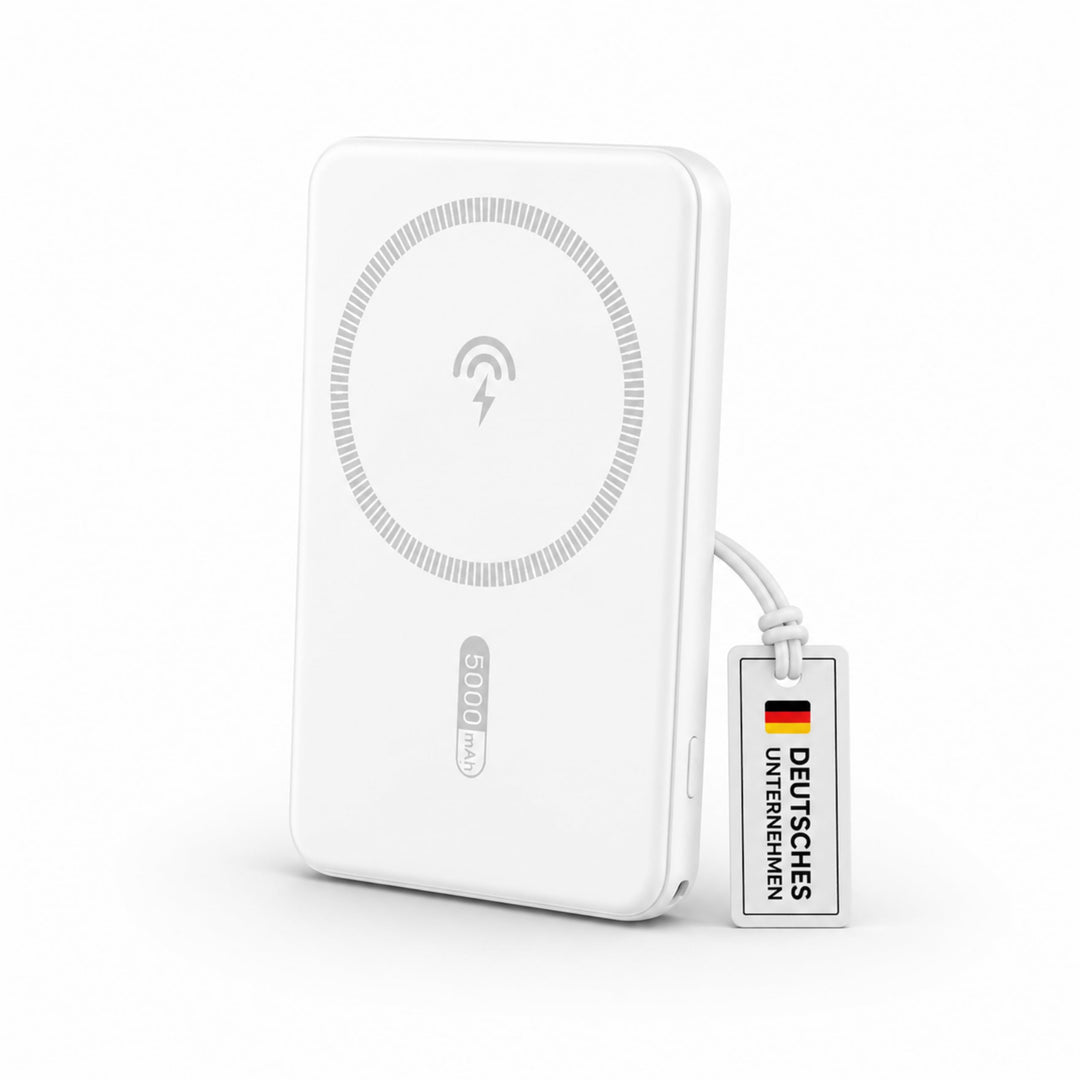 Powerbank für MagSafe, 10000mAh 22.5W Schnellladen Magnetische Power Bank Slim, Wireless Externe Akk