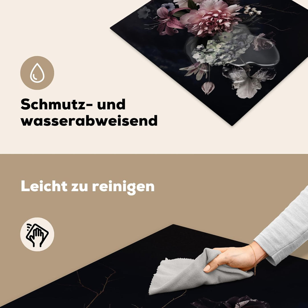 Herdabdeckplatte Einteilig Herdabdeckung Abdeckplatte für Ceranfeld Abdeckung Induktionskochfeld Auf