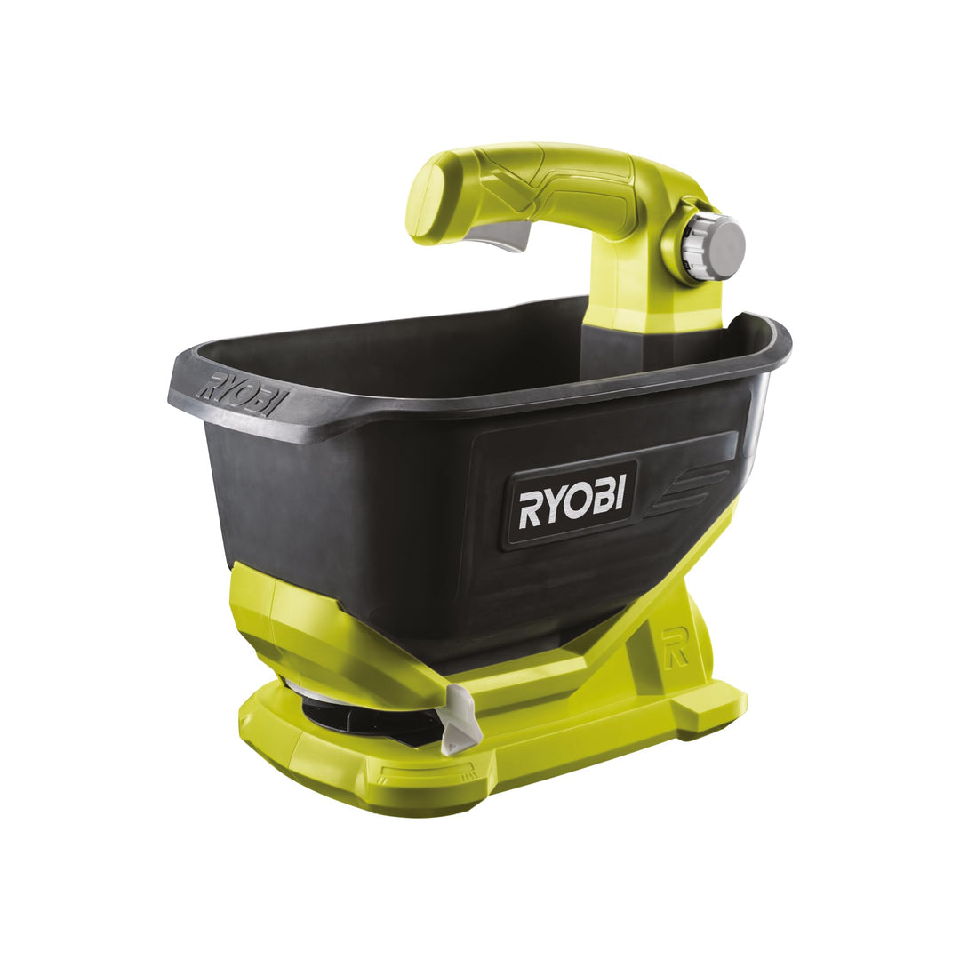 RYOBI 18 V ONE+ Akku-Universalstreuer OSS1800 (4 Liter Tank, Streubreite einstellbar (2,5 bis 3,5 m)