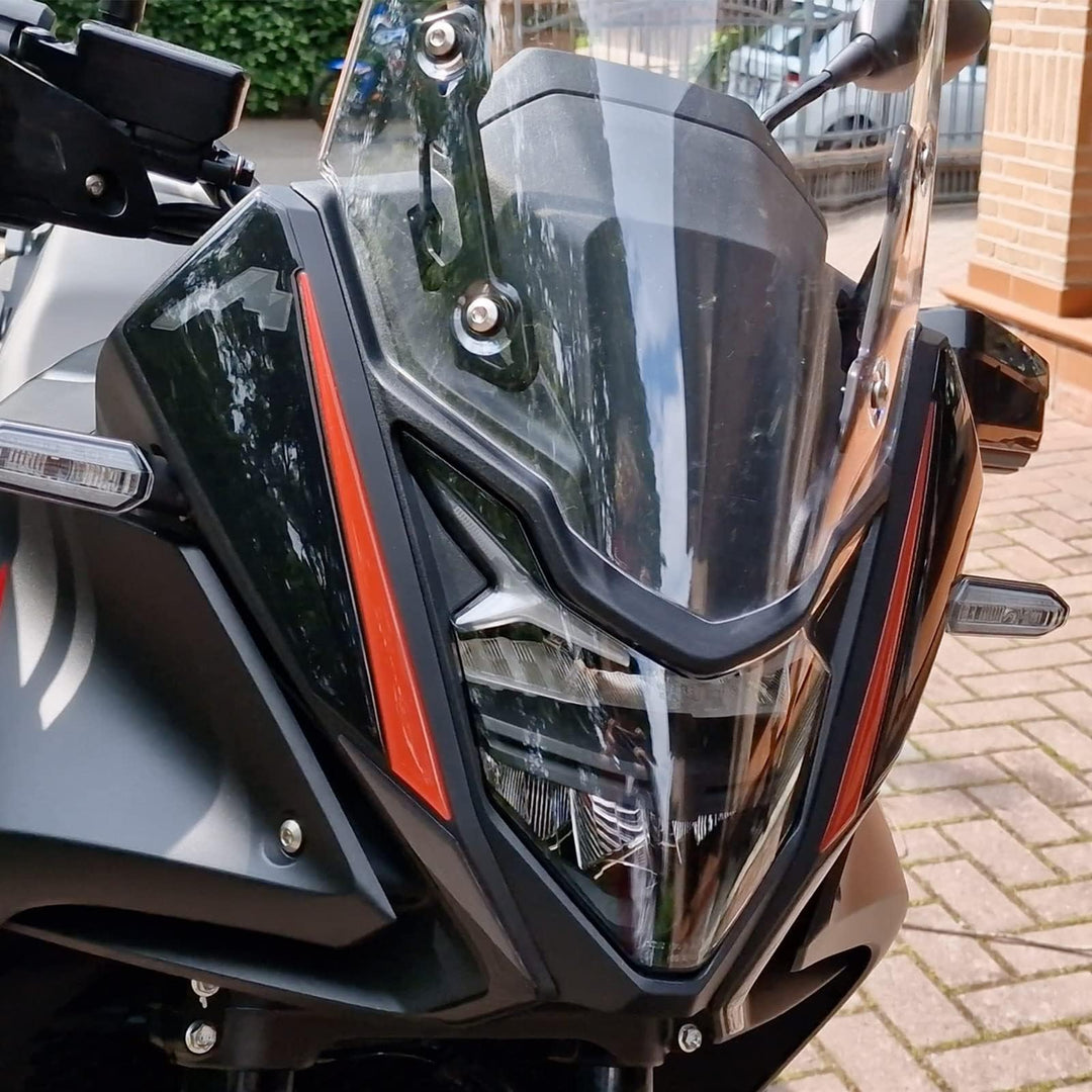 Resin Bike Aufkleber Motorrad Kompatibel Mit Honda Transalp XL 750 2023. Schutz Motorrad Scheinwerfe