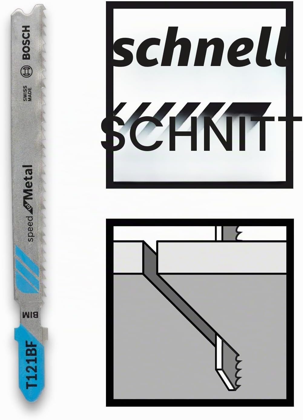Bosch 15-tlg. Stichsägeblatt Set (für Holz und Metall, Zubehör für Stichsägen), f&amp;