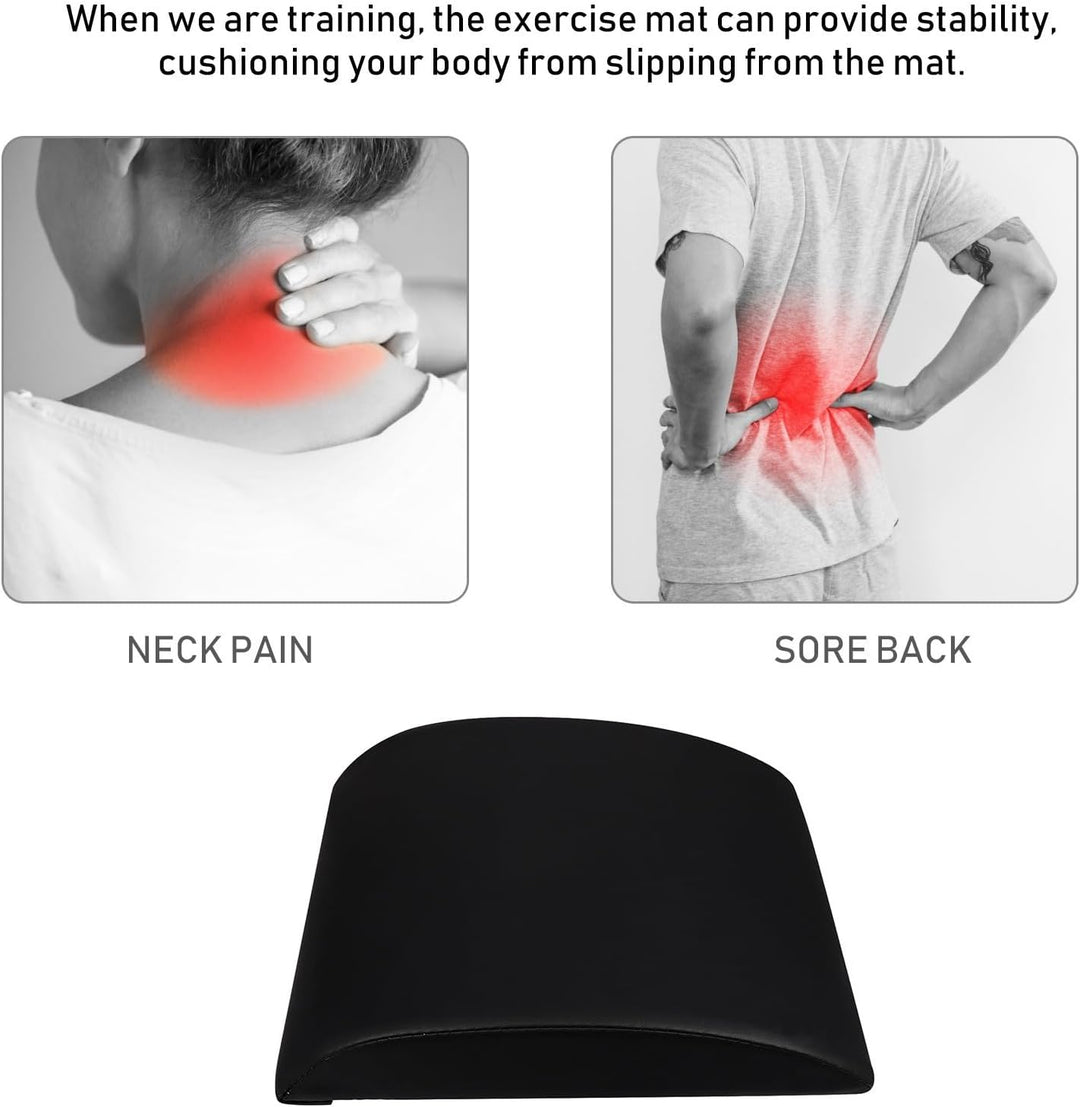 NUOBESTY Tragbare als Bauchtrainer Sit Up Stützmatte aus Pearl Cotton und Pvc Leicht und Gepolstert