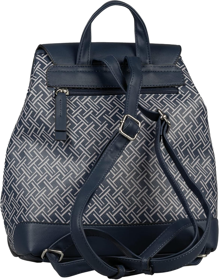 TOM TAILOR bags Yoki Damen Rucksack Backpack Printed Blue 28x11,5x28,5, Printed Blue 28x11,5x28,5