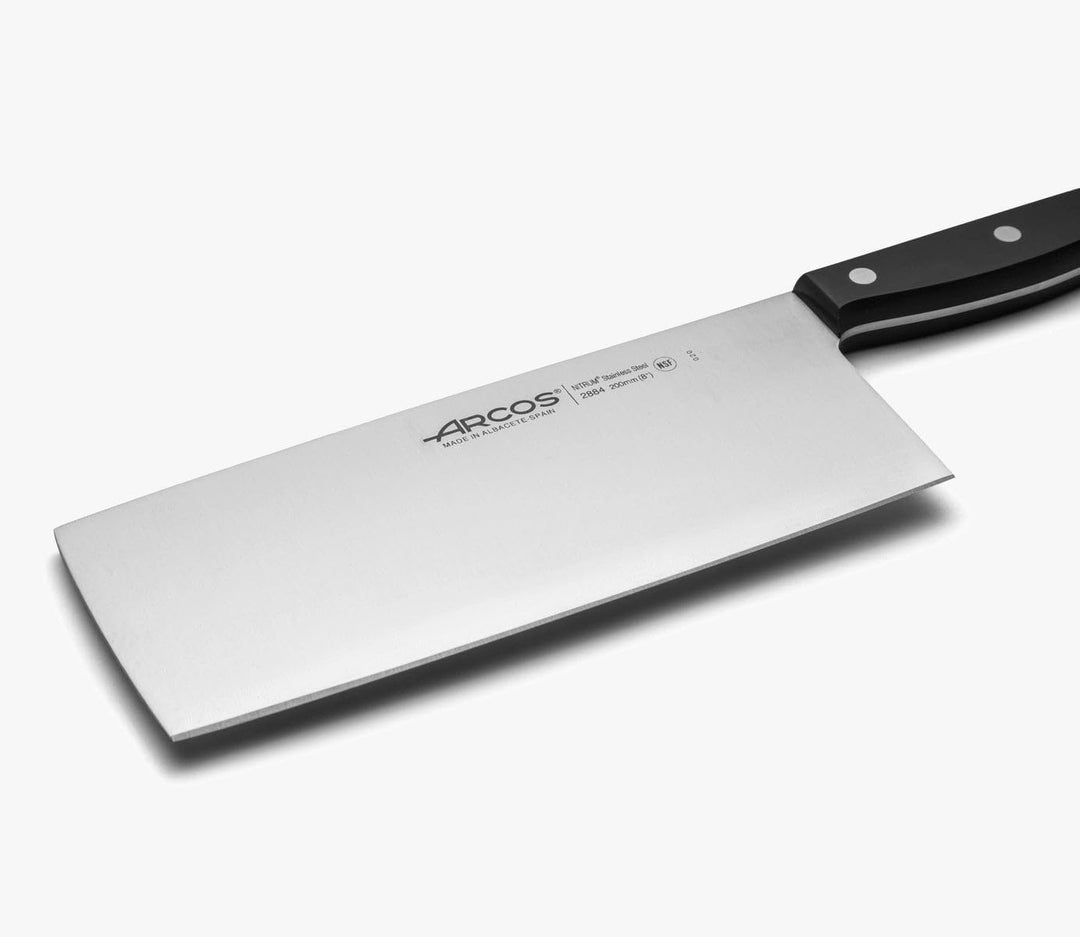 Arcos Serie Universal - Hackmesser Metzgermesser - Klinge Nitrum Edelstahl 200 mm - HandGriff Polyox